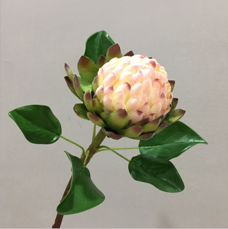 Factory direct simulation flower plastic flower wholesale tea table flowers tropical flowers branchlets round simulation King flowers