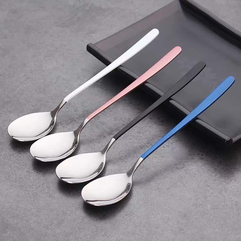 Creative stainless steel spoon and fork in 6 sets thumbnail