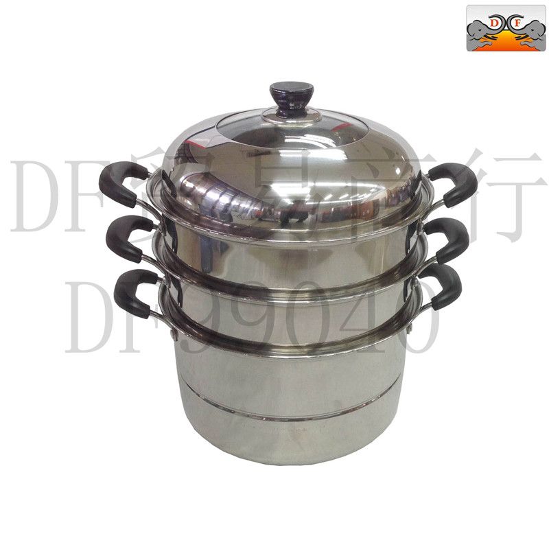 DF99040 stainless steel three-layer steamer DF Trading House stainless steel steamer