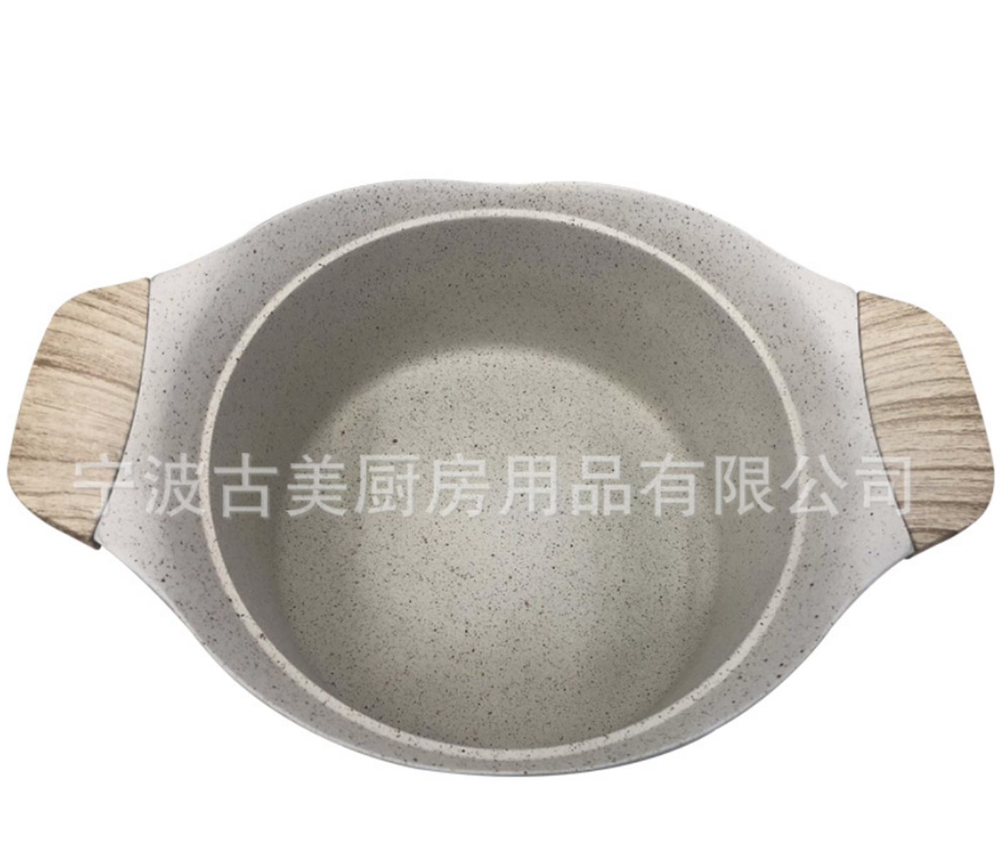 义乌好货 20CMKI麦饭石无油烟不粘锅加深热奶煲汤锅煮面锅炖汤锅细节图