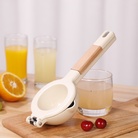 双层柠檬夹家用木质手动柠檬榨汁器柠檬压水果压汁器