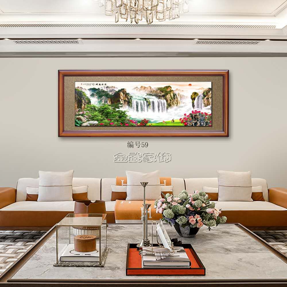 Chinese Home Decoration Seven Color Baking Paint Bronzing Craft Office Hotel Opened Qiao Move To Celebrate The Wedding Gift Classical Large Plaque