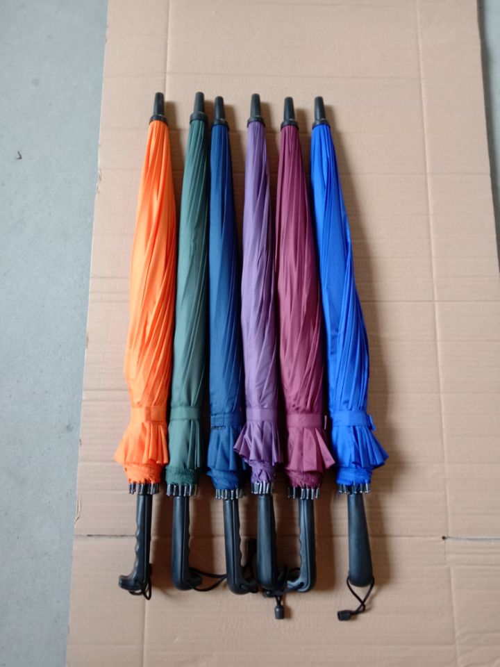 56 cm, 16 rainbow automatic umbrellas, good quality, thickened frame, in stock
