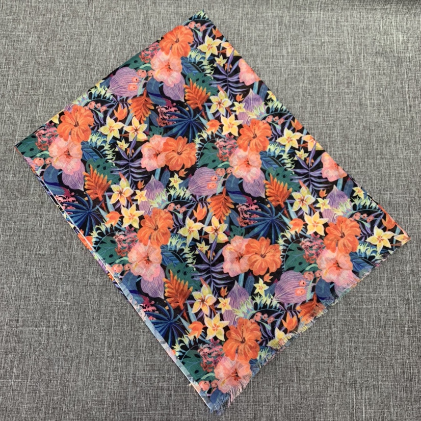 European And American Fashion Ins Style Printed Scarf details Picture