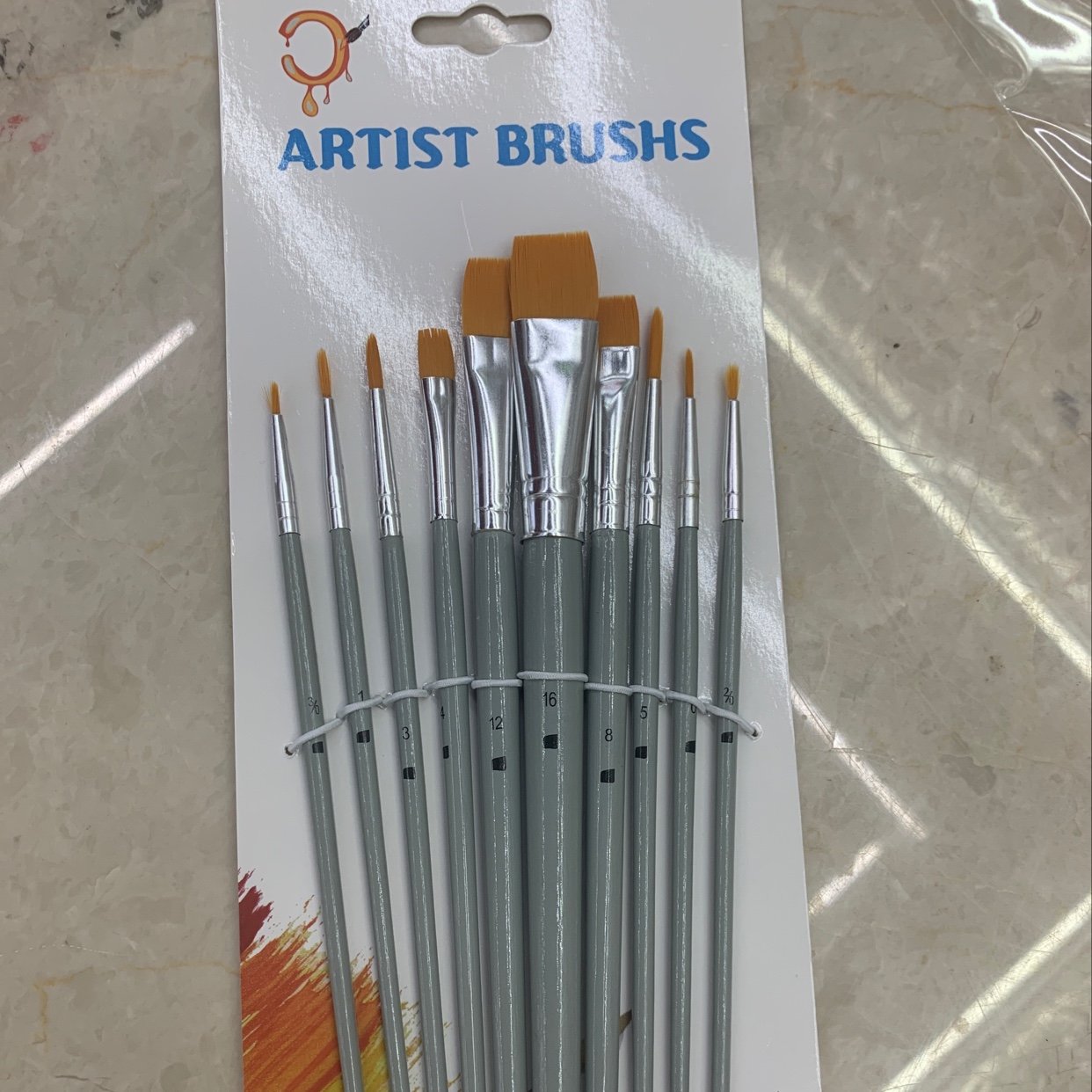 Dasin Painting Materials Office Culture Art Calligraphy Drawing Supplies Paintbrush Nylon Paintbrush Set Student Art Professional Hand-Painted Oil Paint Pen 1