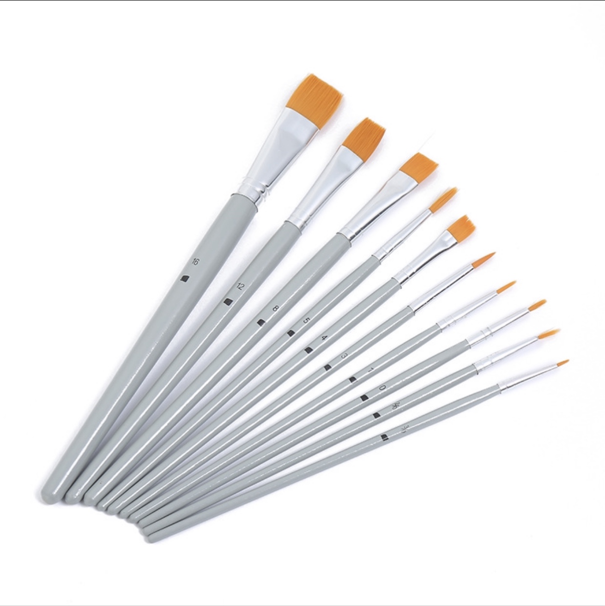 Dasin Painting Materials Office Culture Art Calligraphy Drawing Supplies Paintbrush Nylon Paintbrush Set Student Art Professional Hand-Painted Oil Paint Pen 1 details Picture