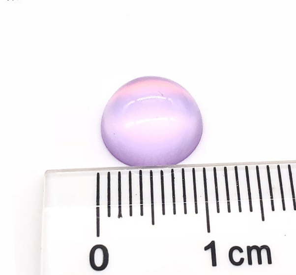 Xinrui's best-selling cat-eye DIY handmade hairpin with resin flat bottom 10mm, factory direct sales of jewelry accessories Specification image