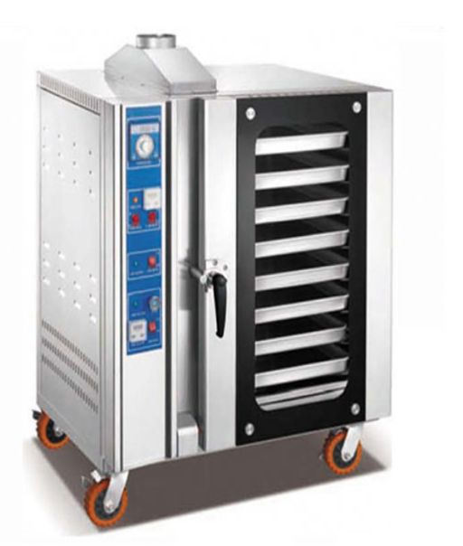 Kitchen gas pizza bread 8 plates hot air circulation oven convection oven