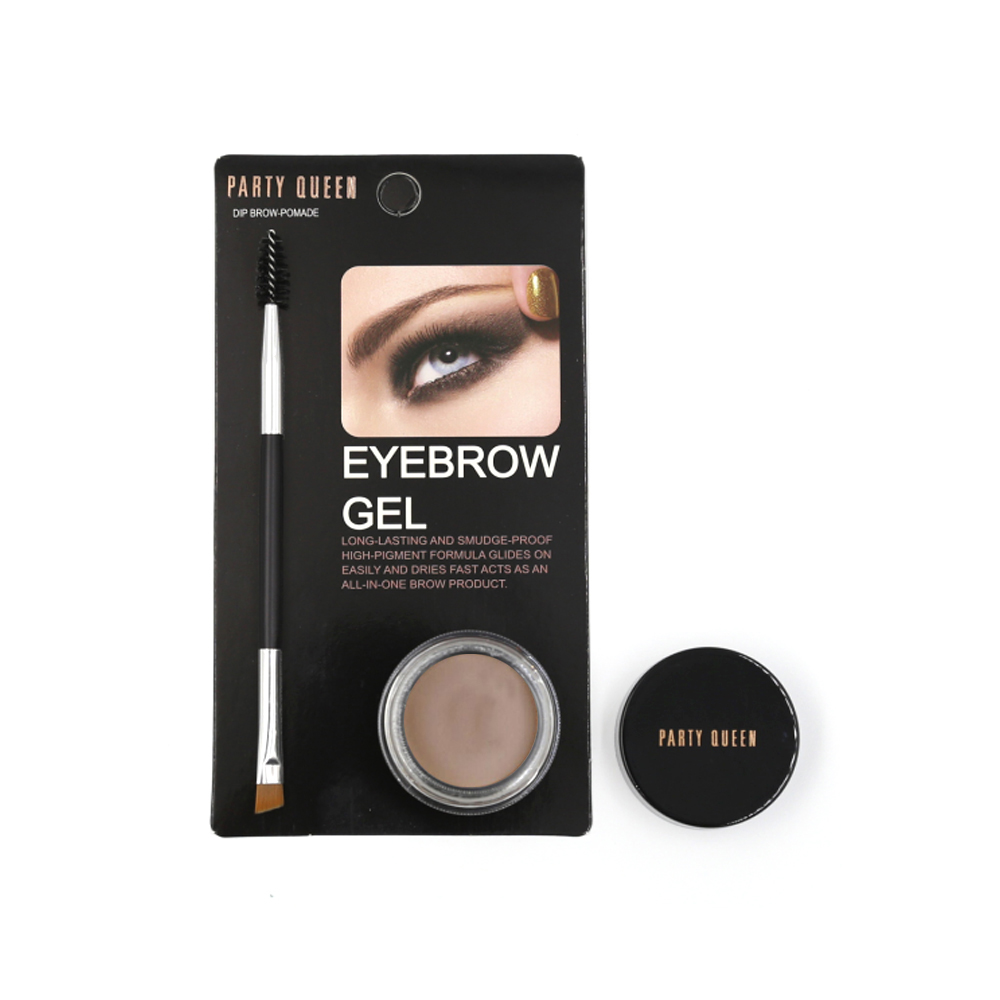PQ Brown Eyebrow tinting cream wholesale Black eyebrow tinting glue is waterproof, long-lasting, natural and does not fade detail image 1