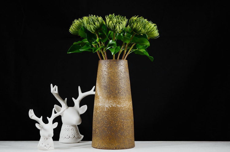 Lanjin Factory wholesales high-end artificial flowers, including South African emperor flowers, needle cushion flowers, floral arrangements, main flowers, large-scale floral accessories, and plastic flowers detail image 6