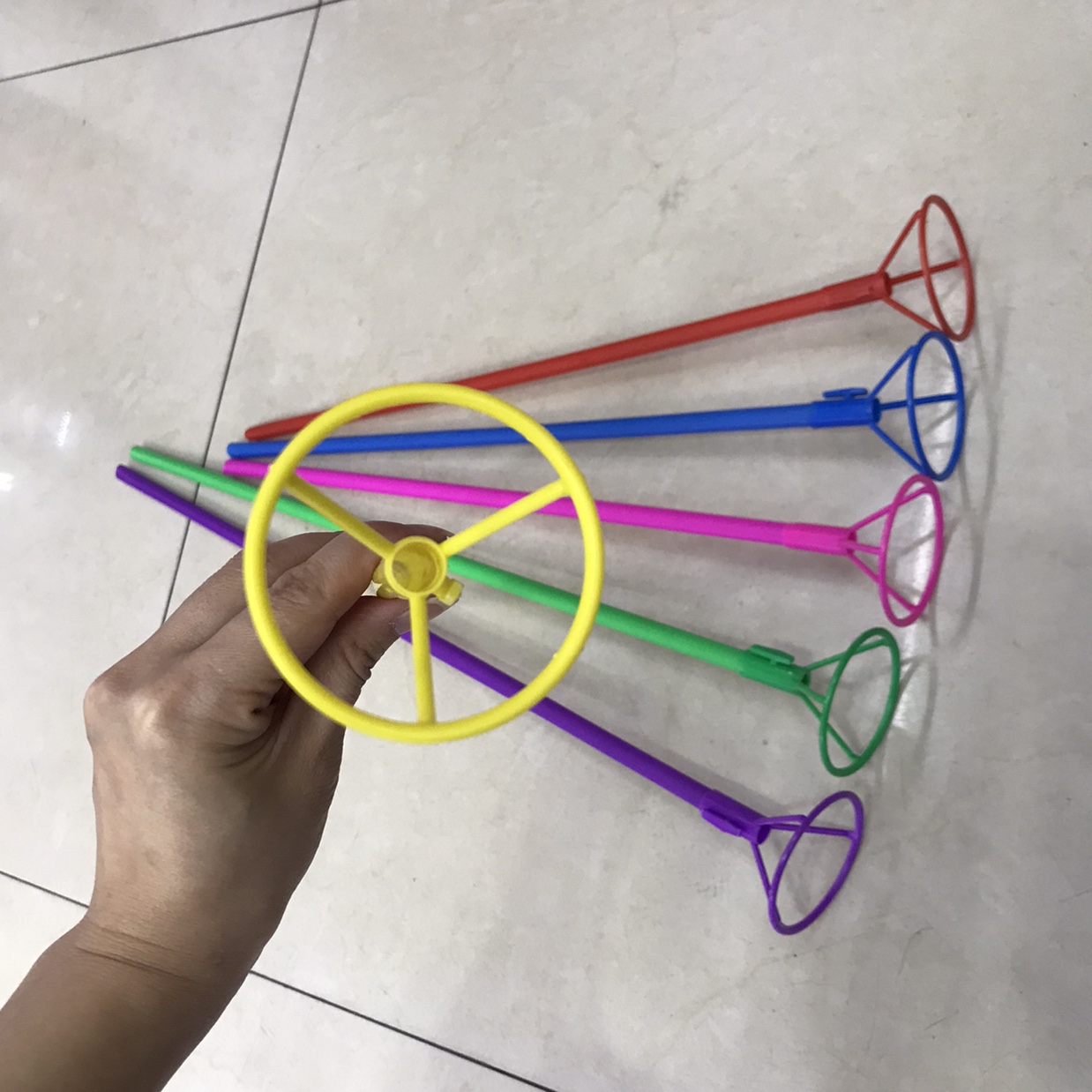 Aluminum film balloon support rods, balloon cup sticks, balloon stands, balloon accessories, party supplies, thickened balloon sticks Application Scenario