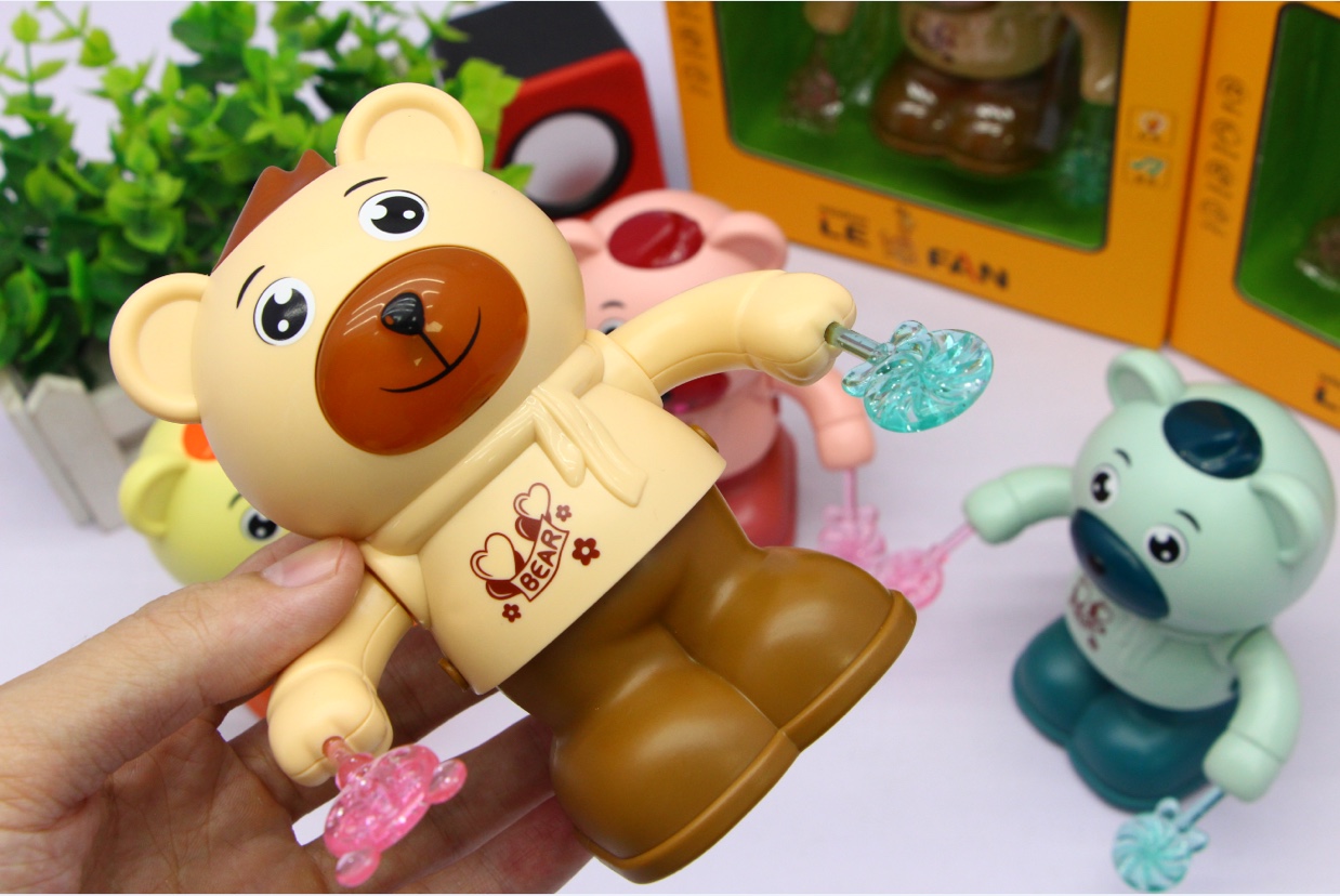 Electric voice-controlled tipping bear details Picture
