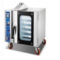 Kitchen gas pizza bread 5 plates hot air circulation oven convection oven