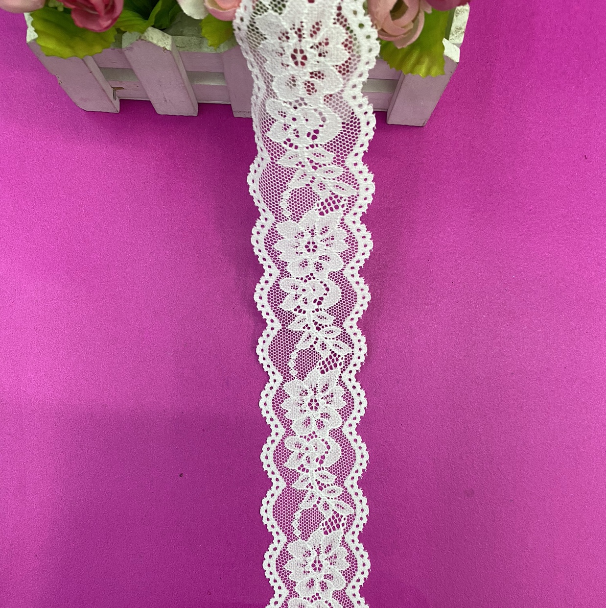 LH0748 (width 5CM) Lace, elastic lace, non-elastic lace, eyelash lace, lace fabric, clothing accessories, new style lace