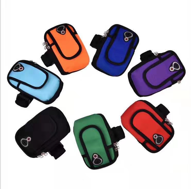 Portable running bags for men and women, mobile wrist bags and mobile arm bags for outdoor sports night running details Picture