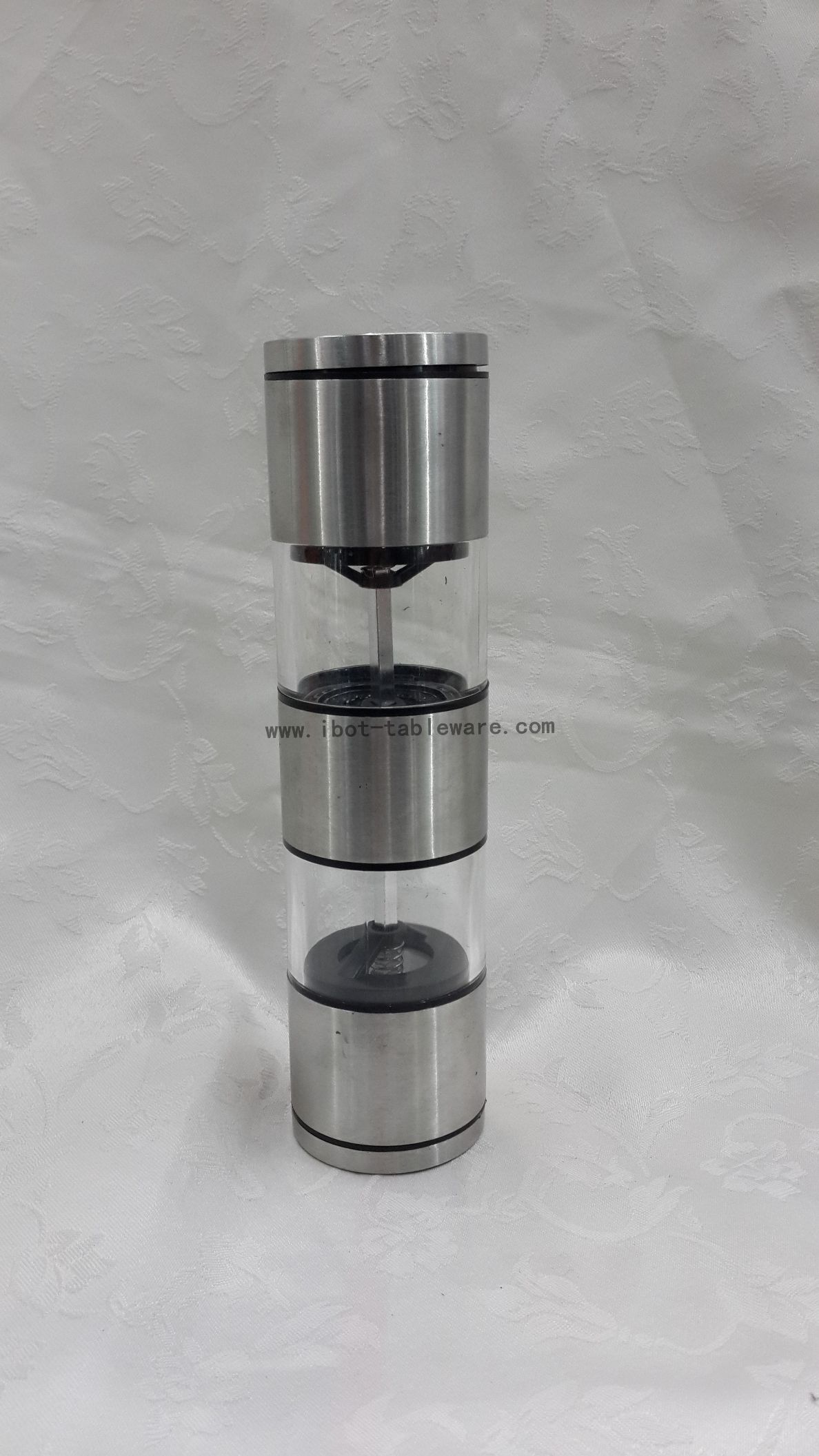 不锈钢胡椒研磨器手动家用调料粉胡椒粉瓶花椒芝麻研磨瓶