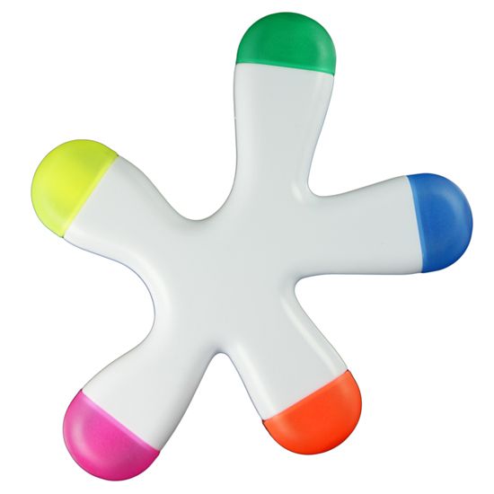 Starfish highlighter multi-color advertising gift gift marker irregular multi-color pen thumbnail