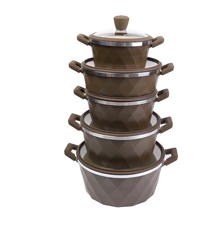 Big drill ten - piece set, non - stick pot set, soup pot set thumbnail