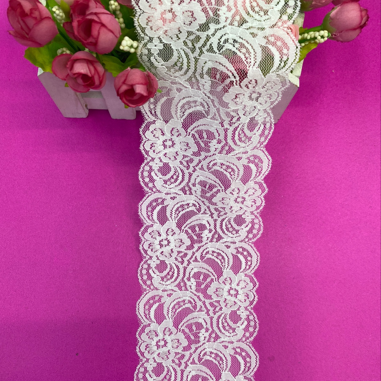 LH0548 (8.5CM width) Lace trim, elastic trim, non-elastic trim, eyelash trim, lace fabric, clothing accessories, new style trim