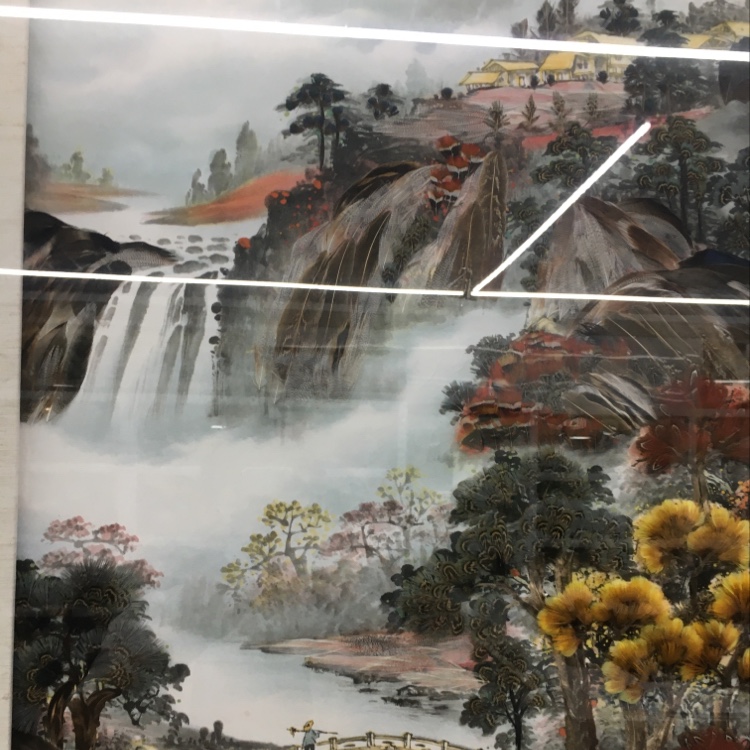 羽毛系列纯手工装饰画产品图