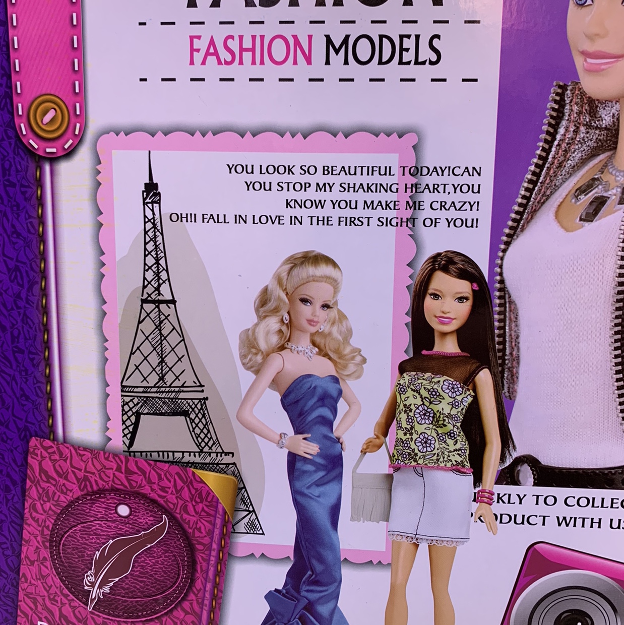 Fashionable Barbie doll, exquisite doll, joint activity and dress-up Barbie doll Specification image