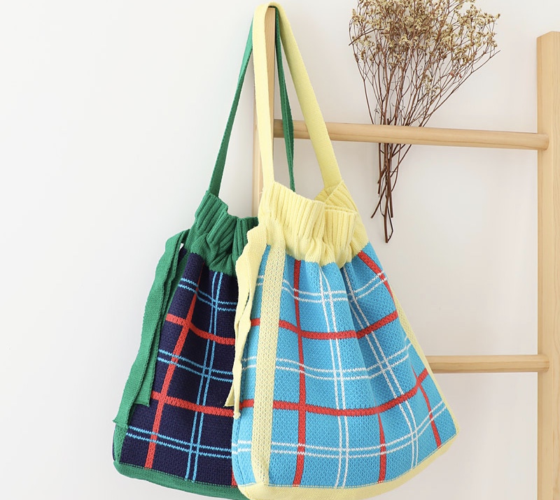 包包女秋冬季新款原创文艺毛线针织包女编织单肩织包