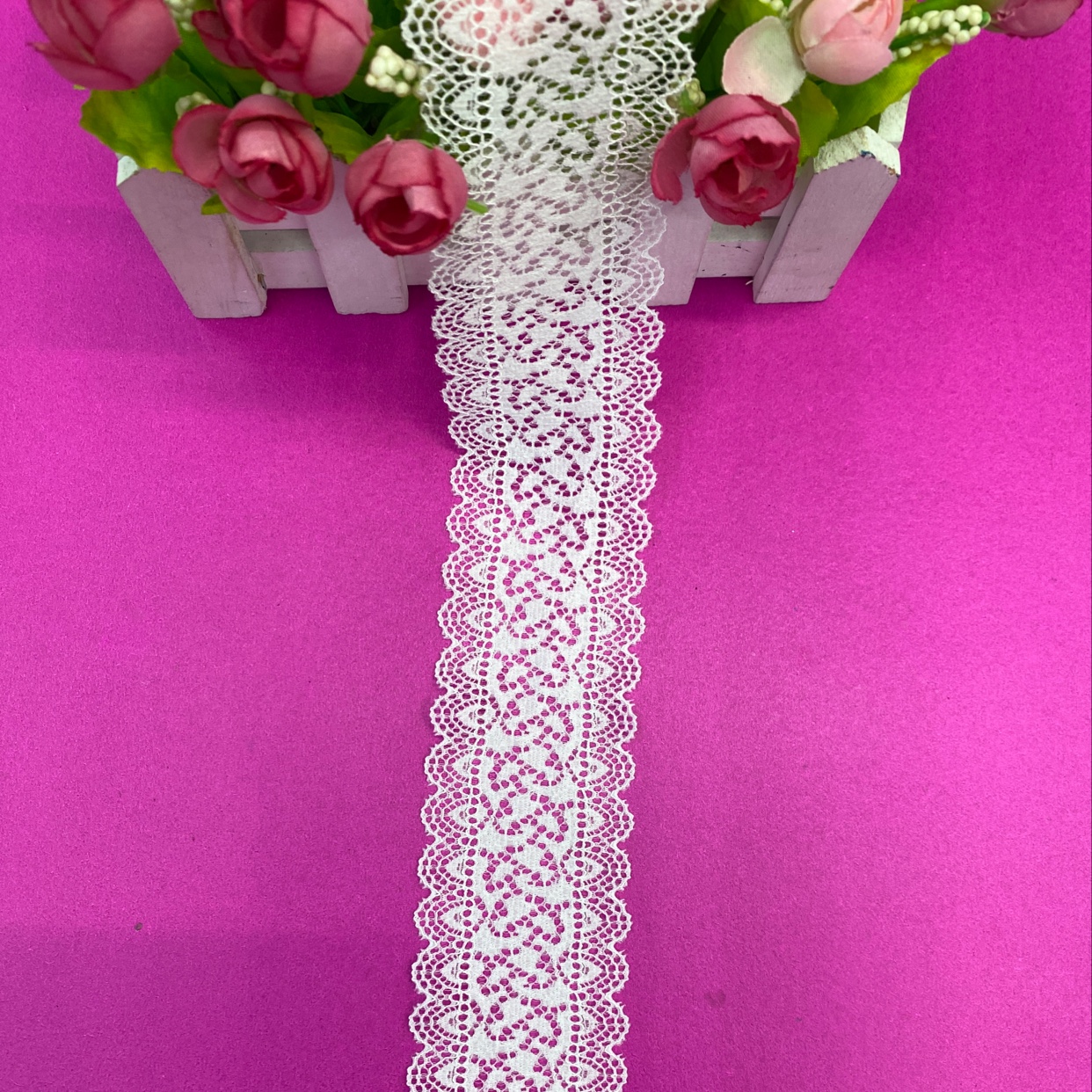 F0231 (width 5CM) Lace trim, elastic trim, non-elastic trim, eyelash trim, lace fabric, clothing accessories, new style trim