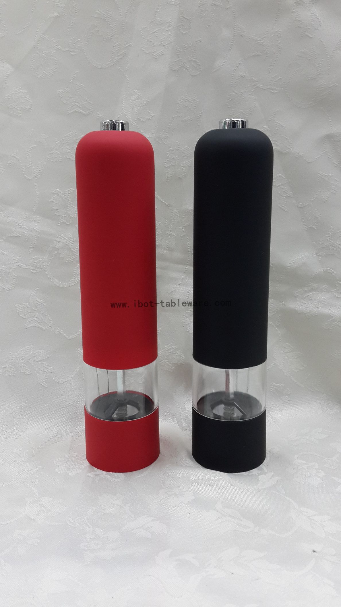 电动胡椒粉研磨器厨房细黑胡椒粒捣碎器花椒现磨调味罐瓶