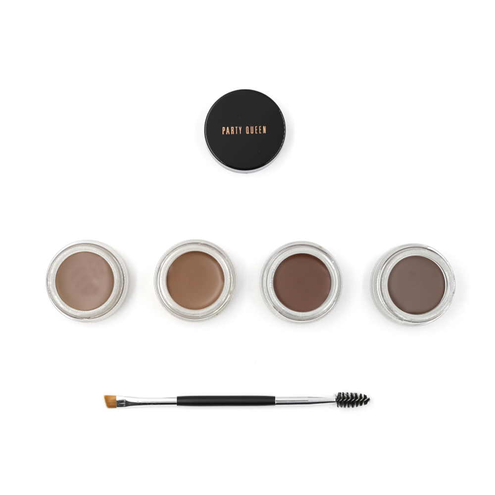 PQ Brown Eyebrow tinting cream wholesale Black eyebrow tinting glue is waterproof, long-lasting, natural and does not fade detail image 2