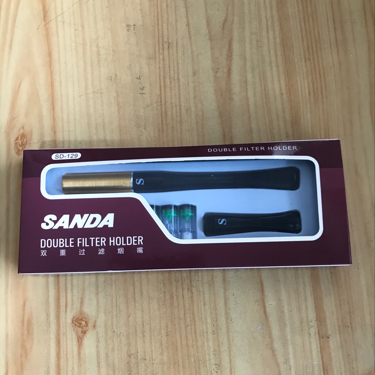 SANDA三达129双重过滤烟咀细节图