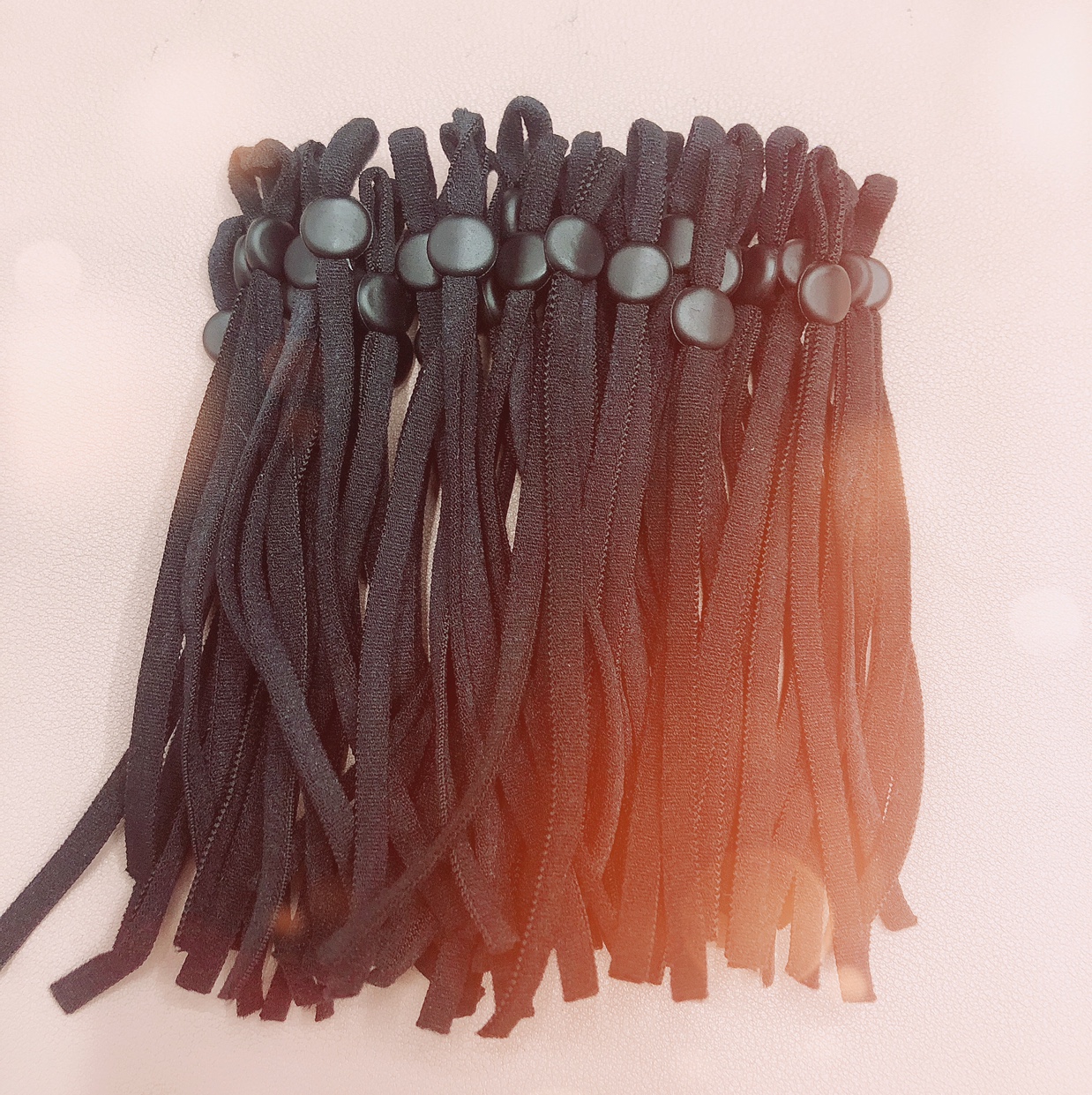 彩色口罩绳 弹力松紧口罩带 5MM直径锦纶加氨纶口罩绳子口罩配件细节图