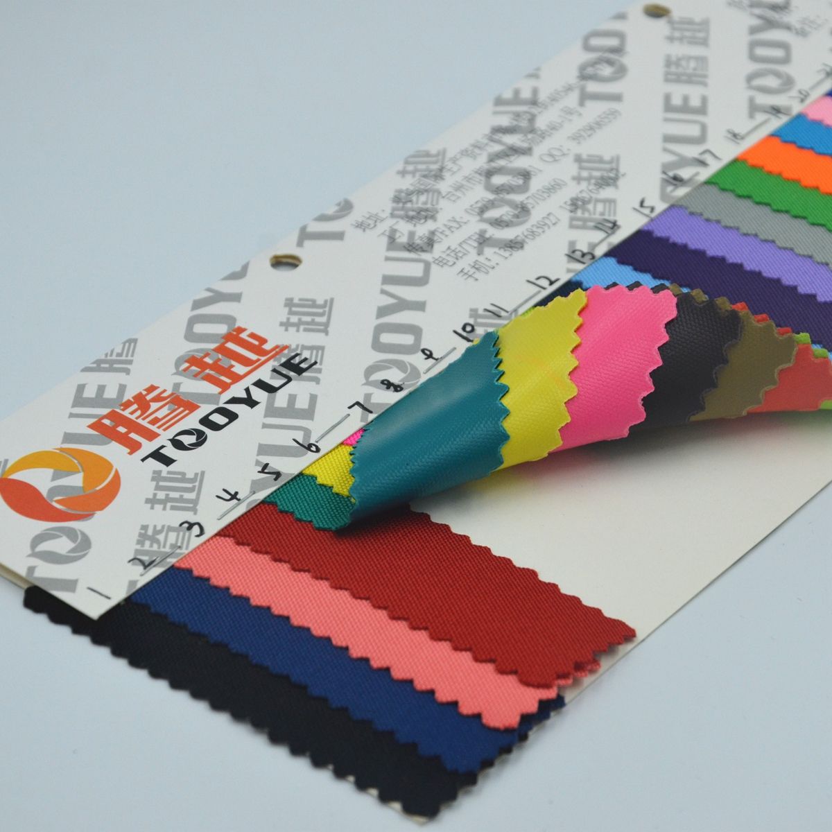 Factory direct sales of 600D stretchable high-elastic pvc, stretchable high-elastic non-white TY-028 details Picture