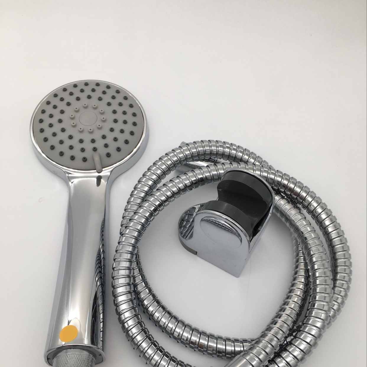 Electroplated showerhead single head ~ Set 304 stainless steel cold and hot pull-out kitchen faucet, sink, sink, telescopic and rotating anti-splash 304 stainless steel three-function small waist water outlet pull-out anti-splash cold and hot water