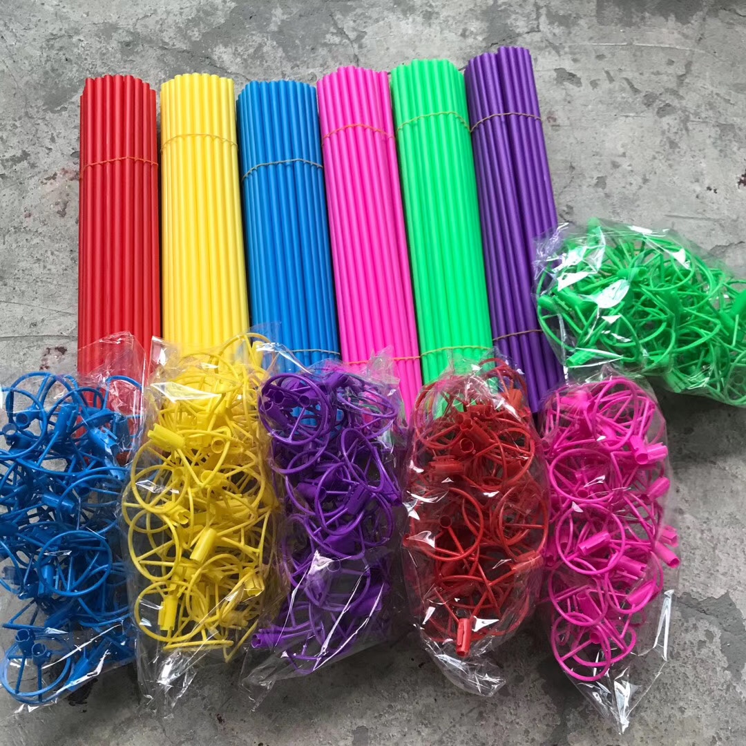 Aluminum film balloon support rods, balloon cup sticks, balloon stands, balloon accessories, party supplies, thickened balloon sticks details Picture