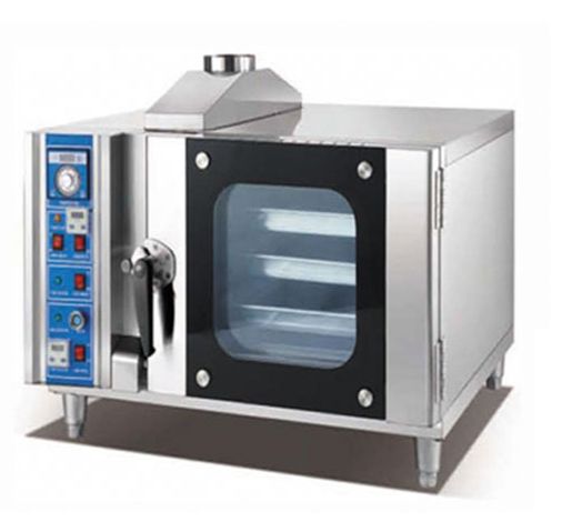 Kitchen gas pizza bread 3 plates hot air circulation convection oven