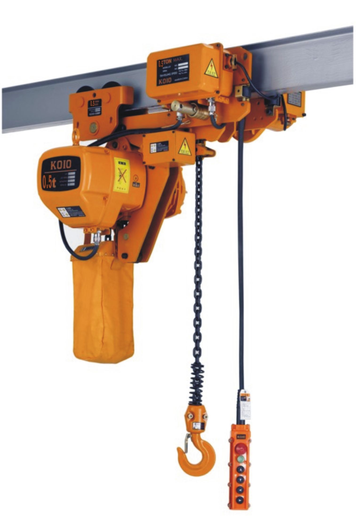 Chain Electric Hoist, Ultra-Low Lifting Capacity Hoist, 0.5-Ton, 1-2-3 Ton Traveling Chain, 10-Ton Lifting Crane Electric Hoist details Picture