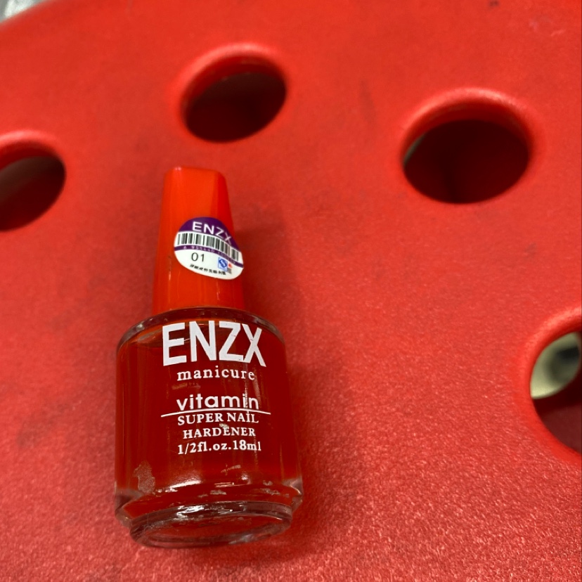 enzx红色指甲油