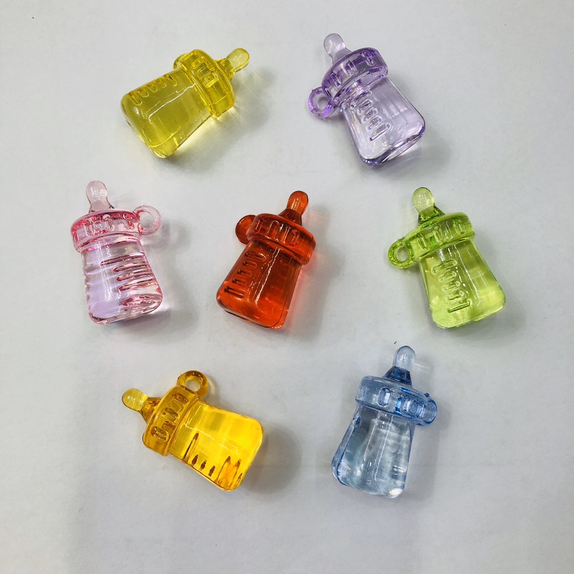 Manufacturers direct acrylic baby bottle crystal toy DIY accessories 616#33*21 thumbnail