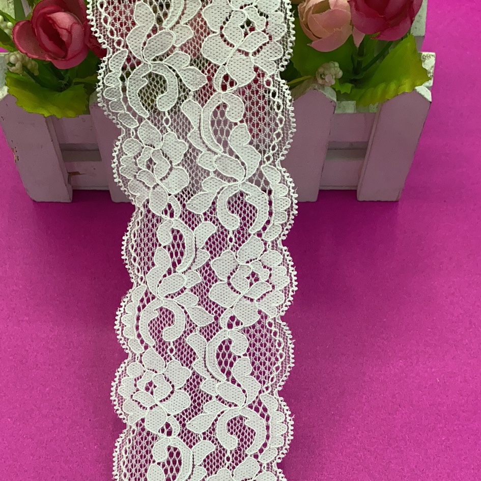 LH1093 (6.5CM width) Lace, elastic lace, non-elastic lace, eyelash lace, lace fabric, clothing accessories, new style lace
