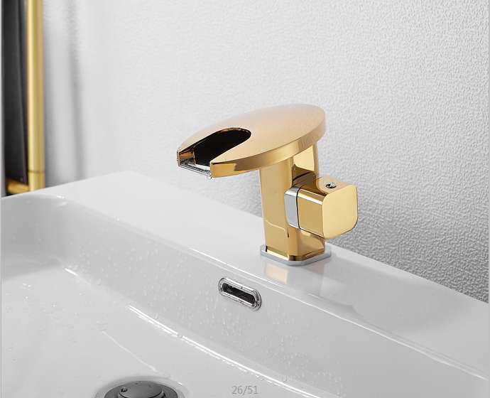 Waterfall faucet with light thumbnail