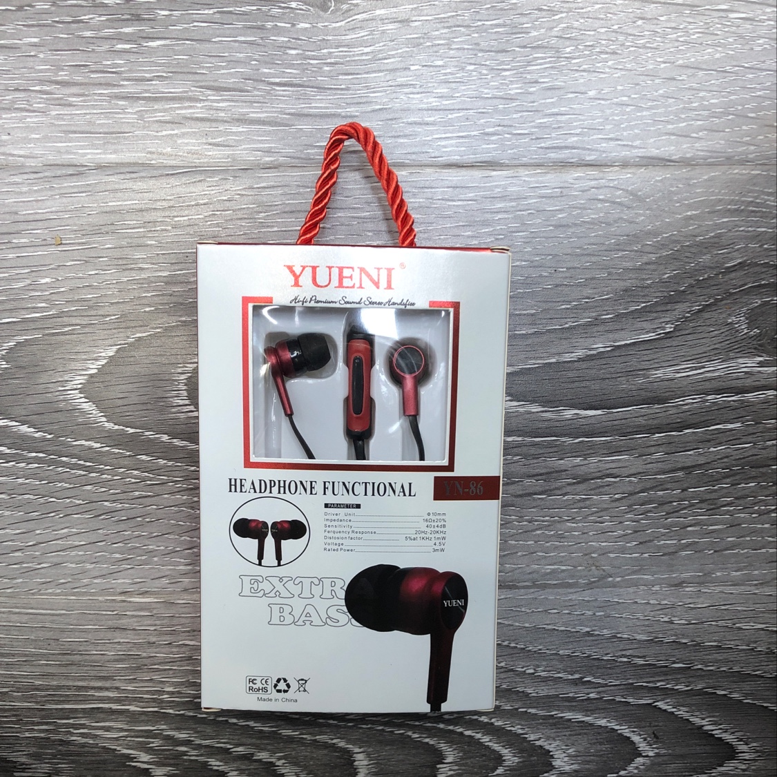 YN-86 small earphone earplug with mic