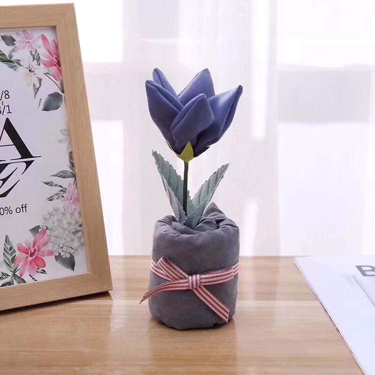 Bamboo HFN-MGH1 charcoal scented fabric flower arrangement decoration details Picture
