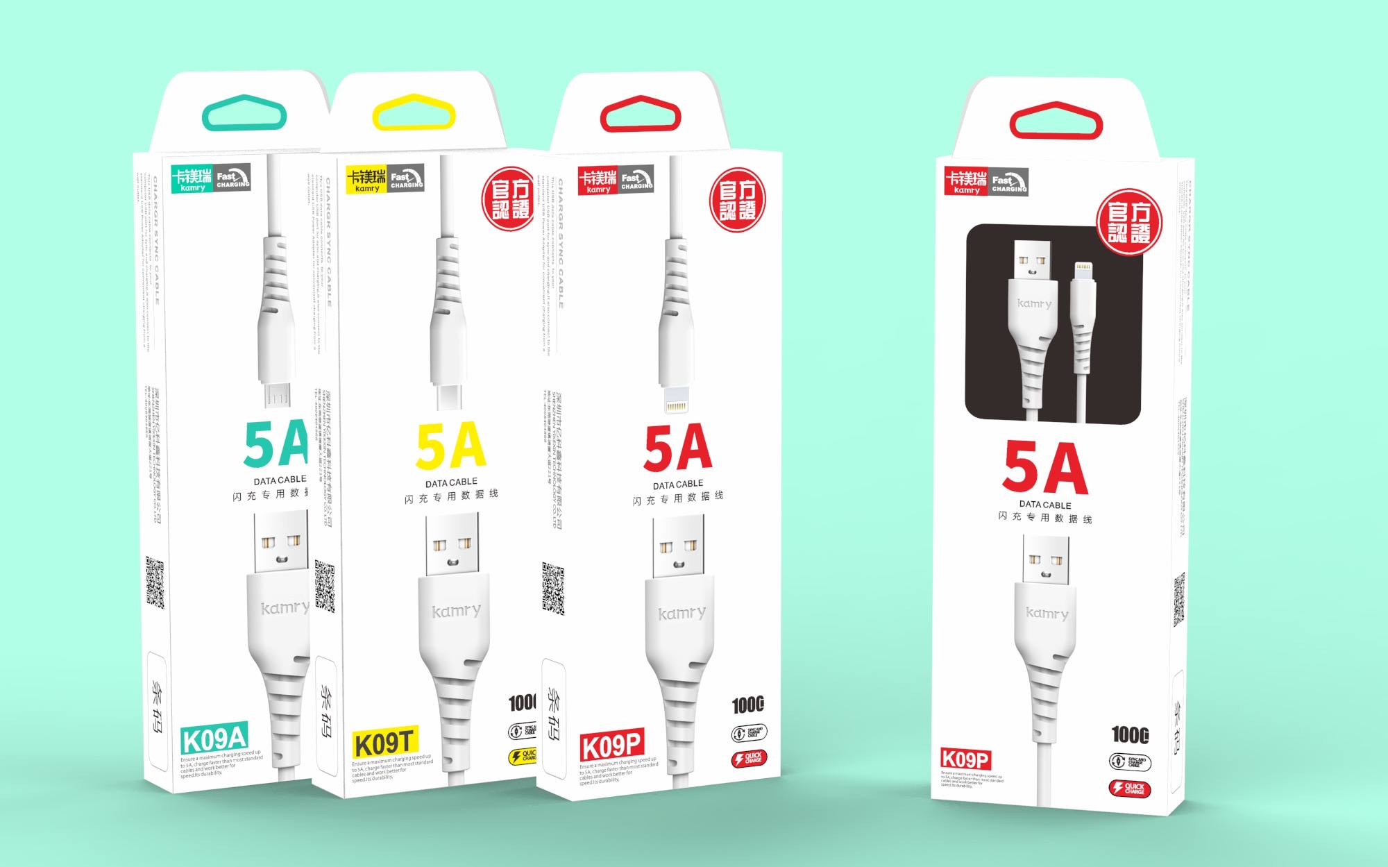 Cable de carga rápida para android apple huawei 5A Specification image