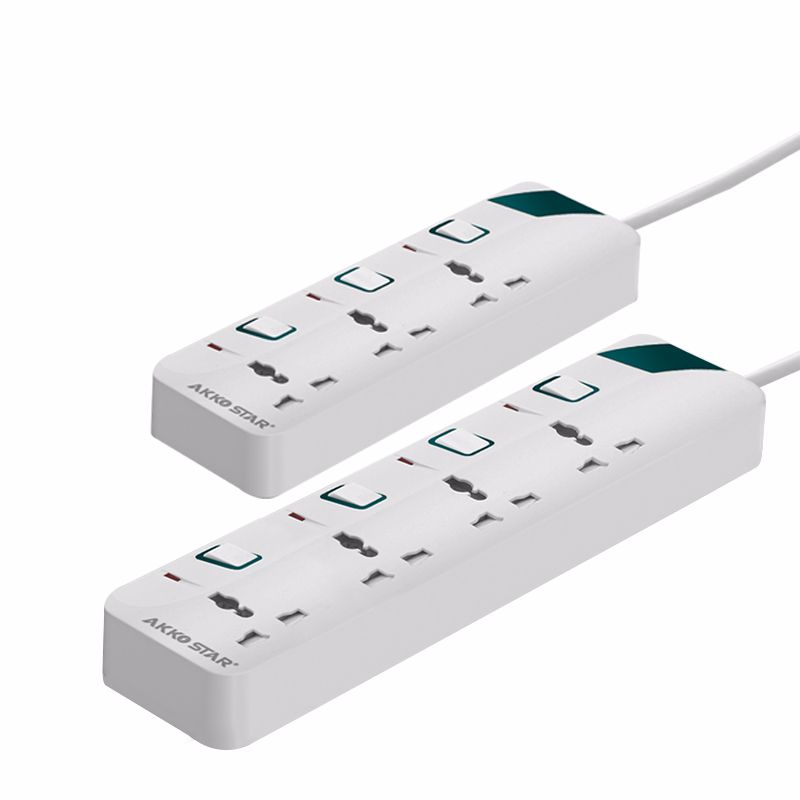 AKKOSTAR 9 Series Multi-functional universal Hole Power Strip Specification image