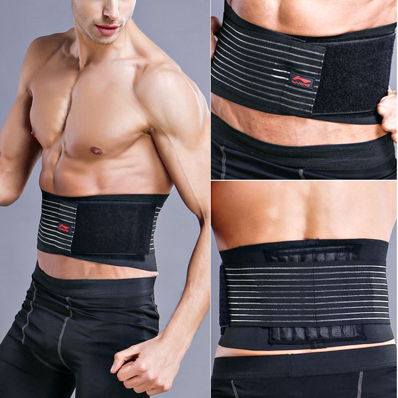 Yiwu Quality Li-Ning Pressurized Breathable spring-supported sports lumbar Support LQAH179-1 Application Scenario
