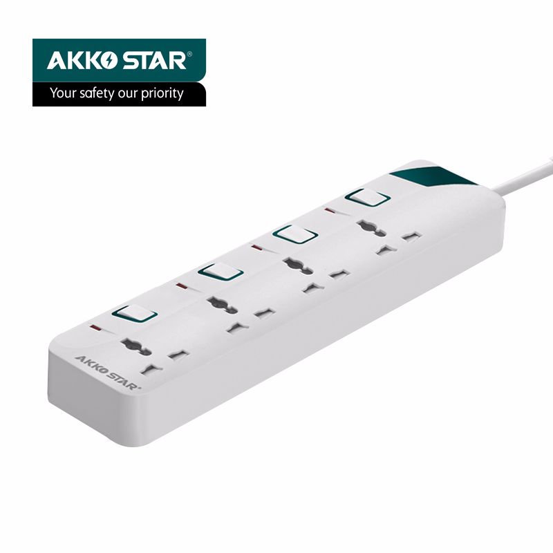 AKKOSTAR 9 Series Multi-functional universal Hole Power Strip details Picture