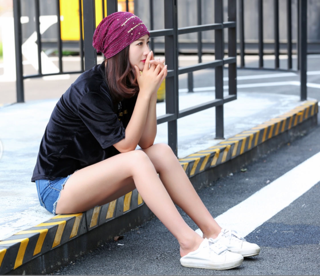 Summer lace hats, women's hats, piles of women's hats, bald, thin headscarves, women's hats, breathable chemotherapy hats Specification image
