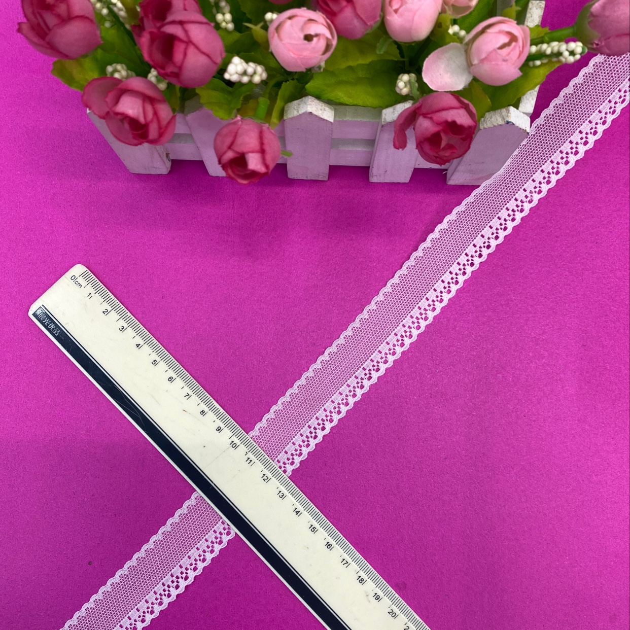 LE0871(2.5CM width) Lace trim, with elastic trim, without elastic trim, eyelash trim, lace fabric, clothing accessories, new style trim details Picture