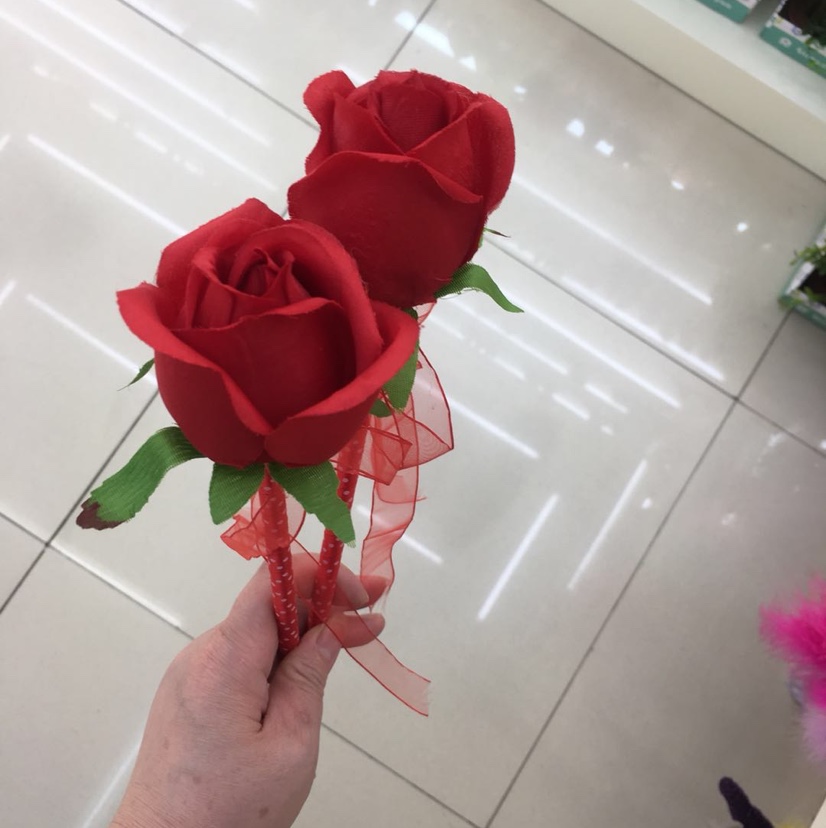 玫瑰花圆珠笔