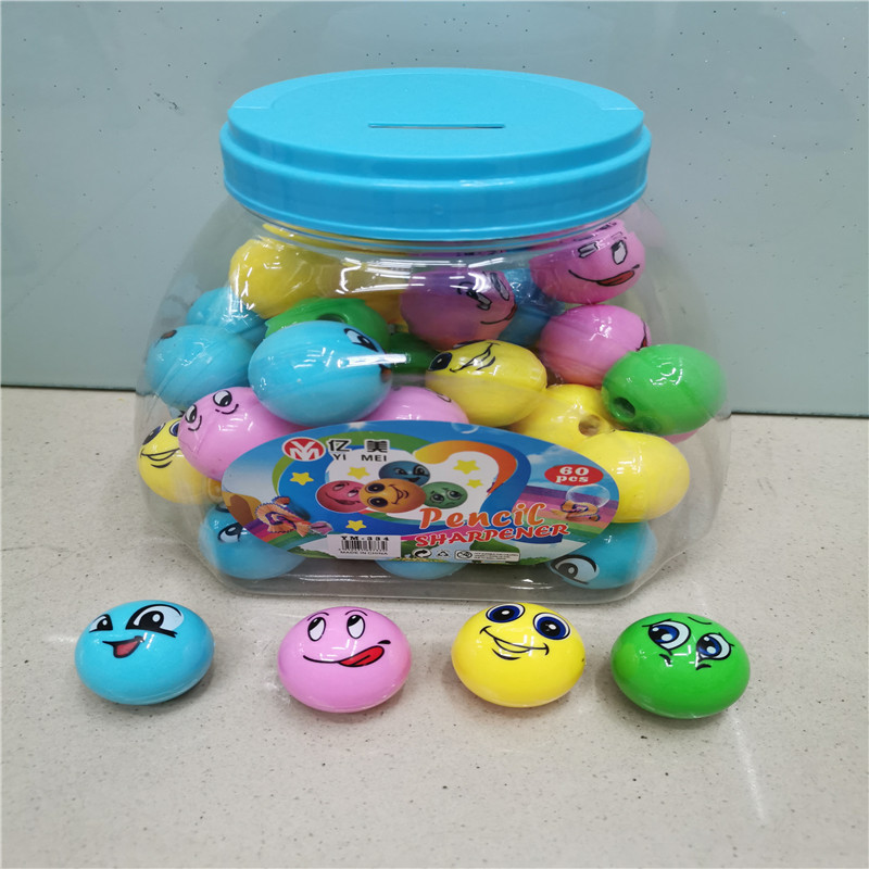 足球卷笔刀篮球卷笔刀西瓜笑脸橄榄树卷笔刀单孔削笔刀学习用品详情图7